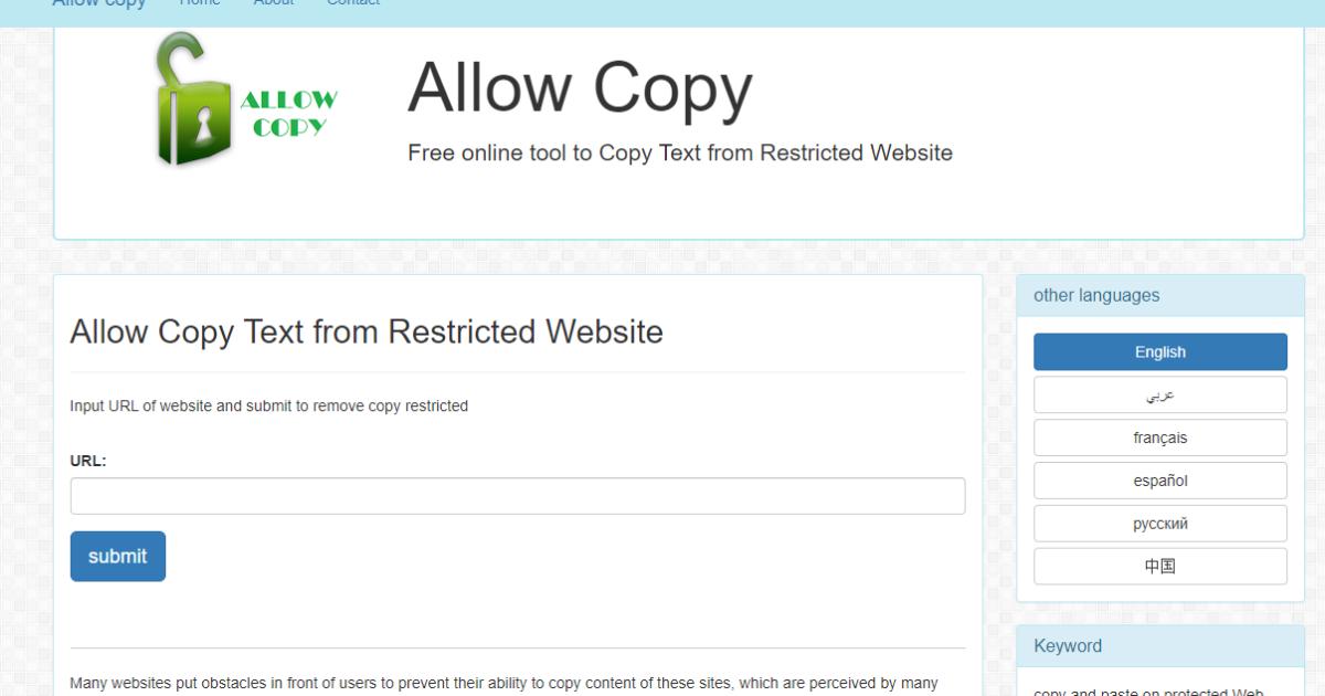 LÀM SAO ĐỂ COPY NỘI DUNG TỪ WEB KHÓA CHỨC NĂNG COPY?